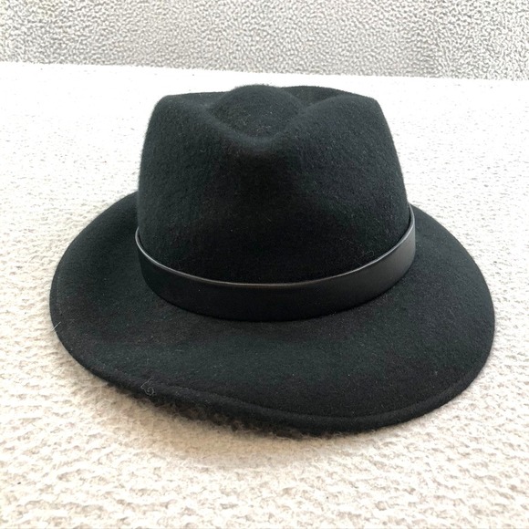 Eric Javits Accessories - Eric Javits Ms Cool Fedora Womens OS Black Wool Felt Sustainable Classic Hat‎